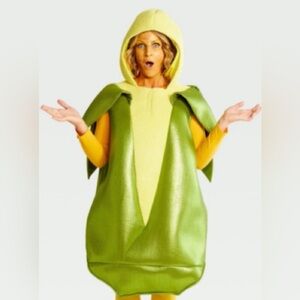 Halloween / Codplat  Adult Unisex Corn Cob, Bright Yellow and Green Costume